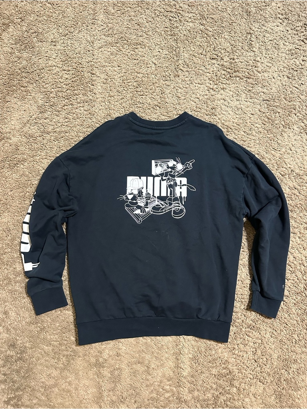 Vintage Puma Super Crew sound sweater 00s size large